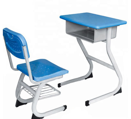 Perabot Sekolah Anak Meja Logam Tunggal Dan Kursi Meja Belajar Besi Dan Kursi Untuk Anak