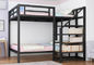Modern Bunk Bed Anak-anak Logam Tempat Tidur Sekolah Furniture Sederhana Bingkai Tempat Tidur Logam Untuk Digunakan Di Rumah