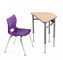 Classroom Single Seat Desk H750mm Steel School Furniture furniture sekolah berkualitas tinggi