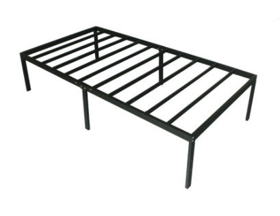 Single Bed Frame Steel School Furniture 1980 * 960 * 850mm Ukuran Area Berdiri Kecil