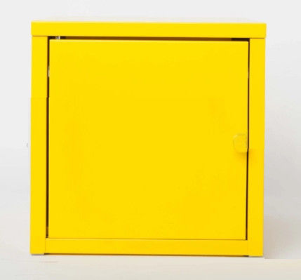 Lemari Penyimpanan Wall Mounted W350 * D350 * H350mm Logam Kecil