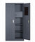 W900 * D450 * H1850mm 2-pintu pakaian lemari baja loker penyimpanan logam kantor
