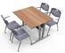 Furniture Ruang Kelas Baja Universitas Meja dan Kursi Dewasa Meja Belajar Kursi Furniture Kelas Cerdas