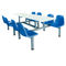Meja Makan Kantin Sekolah Logam Dan Kursi Kursi Meja Restoran Siswa Set Furniture Sekolah
