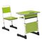 Metal Children Pantone Color Double Student Desk Dan Chair School Furniture meja belajar siswa